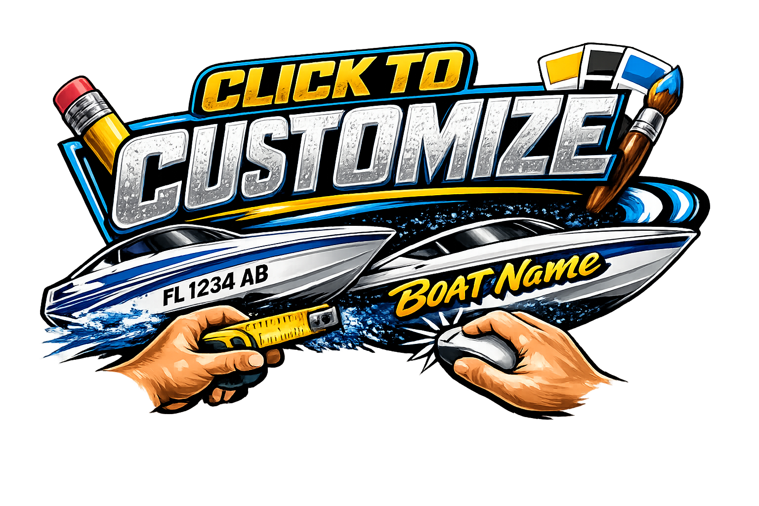 A close up of a sticker on the side of a vehicle showing custom decal detail